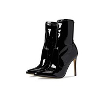 Nine West 웨스턴 키높이 미들 첼시 여자레이스업부츠