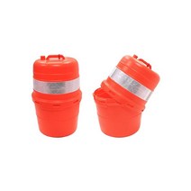 아이젠테크 PE 조립식드럼 차량통제 드럼통 (5개입)