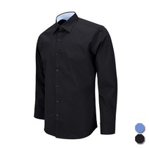 제이제이옴므 배색 베이직 슬림 드레스셔츠 J223RF1SH219