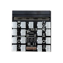 2022 브레이크 아웃 보드 21/17/12 포트 HP 서버 전력 컨버터 보드 6 핀 커넥터 18awg 6 핀-8 핀 PSU 케이, 02 17 ports