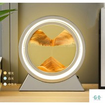 물멍 배 어른장난감 키덜트 아크릴 스노우볼 모래시계 워터볼 자동차장식, Silver Base-Orange
