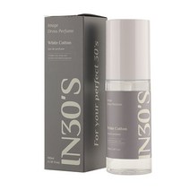 인써티 이미지 섬유향수 100ml 17종 룸스프레이 섬유탈취제 드레스퍼퓸, 15. White Cotton