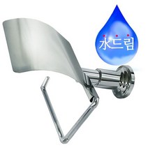 수드림 스테인레스 두루말이 휴지대 받이 휴지걸, 없음