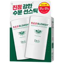 닥터지 레드 블레미쉬 수딩 업 선스틱 듀오 2p SPF50 PA++++, 21g, 6세트