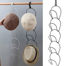 모자행거 모자걸이 스카프 넥타이 소품걸이 도어후크 1개, 스틸모자걸이 화이트1개, 스틸모자걸이 화이트1개