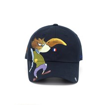 뜨레 프랑스로고 캡모자 골프치는 알바트로스 남녀공용 골프 스포츠 레저 일상 데일리 스트릿패션 브랜드 모자, 블랙