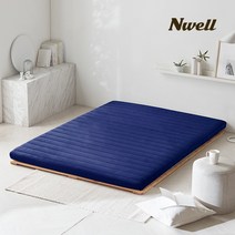 [특가 쿠폰] 느웰 천연라텍스 토퍼 매트리스 솔리드 (7.5cm/SS)