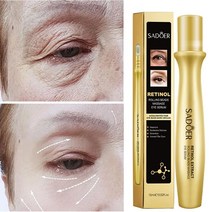 주름 노화 방지 제거 안티에이징 리프팅 미백 탄력 피부 페이스 크림 레티놀 아이 크림 안티 링클 마사지 크림 안티 에이징 다크 서클 페이드 파인 라인 아이 백 제거 붓기 120, 없음