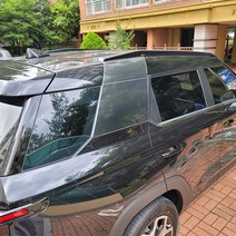 폰데코 쌍용 토레스 용품 C필러 카본 스티커 튜닝, 카본유광블랙