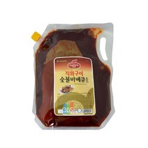 청정원 직화구이 숯불바베큐소스 2kg