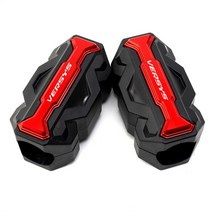 엔진 범퍼 가드 크래시 바 장식 프로텍터 2pcs for kawasaki versys 1000 versys650 versys 300x x300 2008-2019 2020 2021, 빨간색