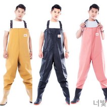 너빛 가슴장화 해루질 장비 허벅지 가슴 전신 입는 장화 갯벌옷 방수 바지 230-285, 260, 블랙