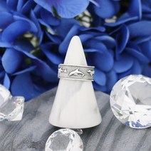 아리공방 원통 돌고래 은반지 실버반지 여자친구선물 고래꼬리 돌고래 남자친구선물 패션반지 은패션소품