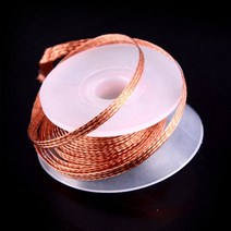 알루미늄용접와이어 구리 테이프 1PC 2.0mm 1.5M 용접 와이어 Desoldering 브레이드 솔더 리무버 심지 수리, 09 3.0mm 3M