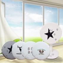 프리미엄 선풍기커버면+폴리 커버, 06)프리미엄 선풍기커버_리틀퍼피(화이트)