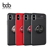bob 마그네틱 스마트 링 일체형 케이스 아이폰 갤럭시, 1, 시즌코드2-5001 갤럭시S10_블랙블랙