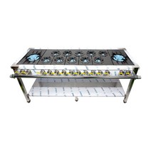오즈테크 업소용 가스렌지 1800 양타 간택기 친환경 세라믹 버너 LPG LNG 화구, 1세대 무쇠화구, 일반A타입