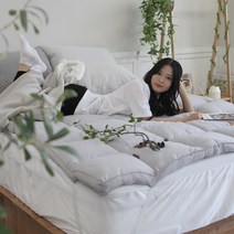 중량UP 먼지없는 마이크로 밴드형 토퍼 캠핑 차박토퍼 SS Q K, 그레이