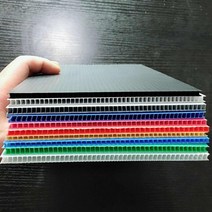 단프라시트 정전기방지 플라베니아 밀도높은 pvc 플라스틱 골판지, A. 화이트 4mm 1m x 1m 5개