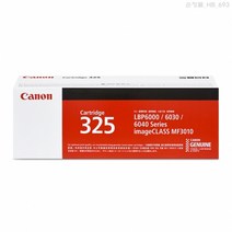캐논 LBP6030 정품토너 검정 1600매(CRG-325BK), 1개