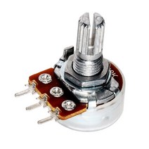아두이노 가변저항 가변저항기 모델 WH148 (Potentiometer-10K 100K 1M Ohm) Nut Washer 포함 0.1%의 비밀, 500K Ohm
