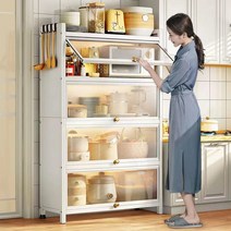 남쪽나무 그릇장 렌지대수납장 800MM 부엌찬장