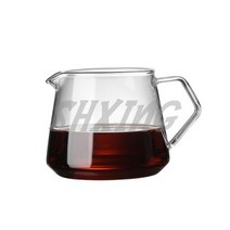 서버컴퓨터 데스크탑 노트북 물병 드립 400ml 650ml 커피 포트 v60 유리 범위 커피 커피 주전자 브루어 바리 스타 여과기, 400
