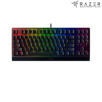 RAZER 레이저 블랙위도우 V3 텐키리스 KR 한글 자판 유선 녹축 게이밍 키보드 국내AS