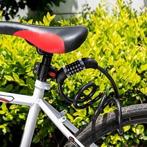 WHEEL UP 자전거 바이크 싸이클 MTB 도난방지 강철 케이블 와이어락 자물쇠 비밀번호 열쇠 잠금장치 악세사리 용품, 열쇠타입_1.8m