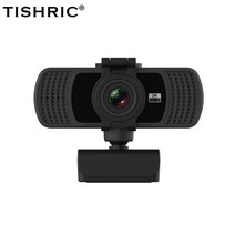 라이브 방송 화상 통화 회의용 tishric pc-c6 웹캠 1080p 웹 카메라 마이크 2k usb 카메라 웹 카마라