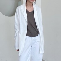 (모노레인) 박시 린넨루즈자켓 B 22241