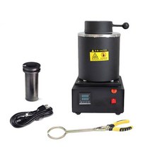 금 용해로 금속 용해기 제련 장비 1kg 2kg, Black