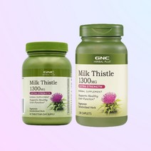 GNC 밀크씨슬 1300 밀크시슬 실리마린 650mg 60정 120정