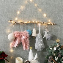 LED 라파라에갈란드 50cm 크리스마스 장식 TRWGHM, 갈란드