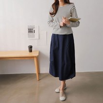 코지23 / 여자 여름 코디 편한 레이어드 여친룩 롱스커트