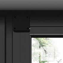 무타공 엘로시오 자동도어클로저 / 자동문닫힘 슬라이딩도어 미닫이문잠금장치 현관안전고리 문렬림방지, 엘로시오 도어클로저(블랙)