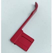 [촬영보조용품] 엄지 손가락 그립 메탈 핫슈 루믹스 GX85 GX9 용 가죽 및 카메라 핸드 보호, 03 Red