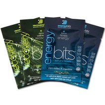 ENERGYbits RECOVERYbits 스피루리나 태블릿 클로렐라 정제 대형 콤보 샘플 팩 120정 에너지 보충제 순수 조류 슈퍼푸드 탭 웰니스 고단백질 및 엽록소 GMO 프리