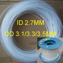 ID_2.7mm PTFE 튜브 OD_3.1mm/3.3mm/3.5mm F4 경질 파이프 260 ℃ 고온, 01 OD 3.1mm (150V)
