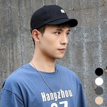 귀여운 LJM-06 남자볼캡 면모자 스포츠모자 벙거지모자 워싱 볼캡 CA 숏챙 별군모 무지군모 남여공용모자 클래식체크모자 모자, 블랙