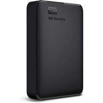 WD 휴대용 HDD 5TB USB3.0 블랙 WD Elements Portable 외장 하드 디스크 2년 보증 WDBU6Y0050BBK-WESN
