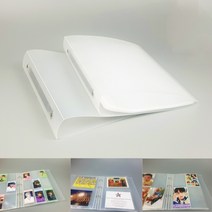 형통하우스 포카바인더 포토카드 씰 스티커 티렉스카드게임 집 사진책만들기 모음 포토티켓 북 사진정리 포토앨범, 2포켓, 40매