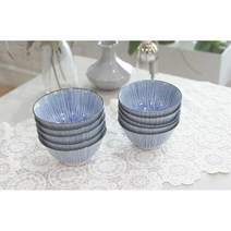 가정 업소용 일본 도자기 밥공기+국공기5p 집들이선물 한식 밥국그릇, 대접5P