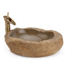 엔틱 돌 세면대 간이 수전 세면볼 인테리어 수전 탑볼, 45CM - 49CM