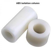 앙카 앵커 볼트 단열 컬럼 플라스틱 포스트 스트레이트 스루 나일론 슬리브 ABS 가스켓 원형 구멍 기둥 간격 M3M4M5 100Pcs 215081, M4 X D7, 14mm