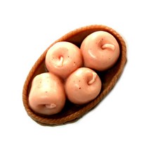 [캔들이케아] 1구 사과바구니 모양 비누 석고방향제 실리콘몰드