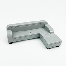 중국레고 호환 도시 MOC 빌딩 블록 벽돌 부품 하우스 가구 주방 액세서리 키트 DIY 장난감 침대 소파 피아, 05 1Lounge