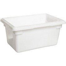 Rubbermaid 상업용 제품 식품 토트/박스 5갤런 흰색 냉동고/식기세척기 안전 바/레스토랑/호텔/가정의 과일/야채/곡물 보관/정리