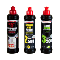 멘제르나 400 헤비컷 컴파운드 2500 미디엄컷 폴리쉬 3500 슈퍼 피니쉬 250 ml 세트