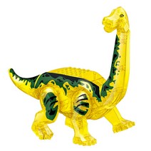 알꿀밤 공룡 블럭 쥬라기월드 피규어 공룡 50여종 시리즈, 77128 투명 노랑 아파토